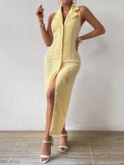 Акція на Сукня жіноча SHEIN GD-00159092 S Жовта від Rozetka