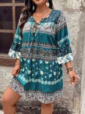 Акція на Сукня жіноча SHEIN GD-00160467 2XL Синя від Rozetka