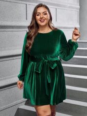 Акція на Сукня жіноча SHEIN GD-00160489 XL Зелена від Rozetka