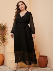 Акція на Сукня жіноча SHEIN GD-00160499 XL Чорна від Rozetka