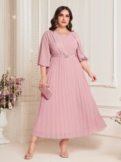 Акція на Сукня жіноча SHEIN GD-00160532 XL Світло-рожева від Rozetka