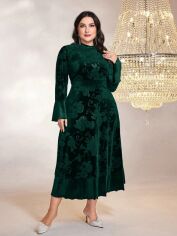 Акція на Сукня жіноча SHEIN GD-00160680 2XL Зелена від Rozetka