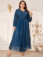 Акція на Сукня жіноча SHEIN GD-00160743 4XL Синя від Rozetka