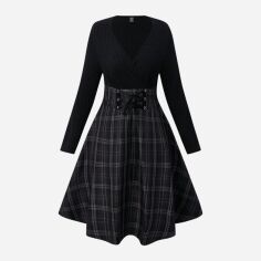 Акція на Сукня жіноча SHEIN GD-00160744 4XL Різнокольорова від Rozetka