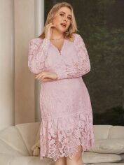 Акція на Сукня жіноча SHEIN GD-00160531 2XL Світло-рожева від Rozetka
