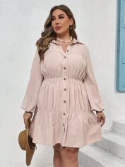Акція на Сукня жіноча SHEIN GD-00160537 XL Кремова від Rozetka