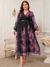 Акція на Сукня жіноча SHEIN GD-00160562 XL Фіолетова від Rozetka