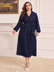 Акція на Сукня жіноча SHEIN GD-00160564 XL Синя від Rozetka