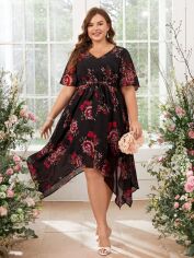 Акція на Сукня жіноча SHEIN GD-00160570 XL Різнокольорова від Rozetka