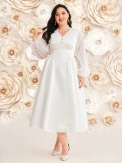 Акція на Сукня жіноча SHEIN GD-00160573 XL Біла від Rozetka