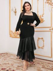 Акція на Сукня жіноча SHEIN GD-00160577 XL Чорна від Rozetka
