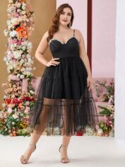 Акція на Сукня жіноча SHEIN GD-00158143 XL Чорна від Rozetka