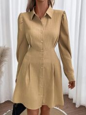 Акція на Сукня жіноча SHEIN GD-00158750 L Хакі від Rozetka