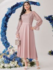 Акція на Сукня жіноча SHEIN GD-00158969 M Рожева від Rozetka