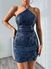 Акція на Сукня жіноча SHEIN GD-00158014 M Темно-синя від Rozetka