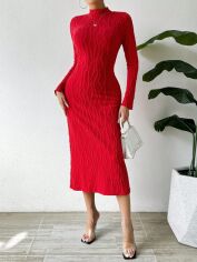 Акція на Сукня жіноча SHEIN GD-00159237 XL Червона від Rozetka