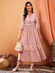Акція на Сукня жіноча SHEIN GD-00159242 XL Світло-рожева від Rozetka