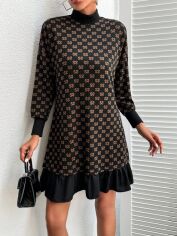 Акція на Сукня жіноча SHEIN GD-00159186 XL Чорна від Rozetka