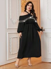 Акція на Сукня жіноча SHEIN GD-00160492 XL Чорна від Rozetka