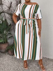 Акція на Сукня жіноча SHEIN GD-00160563 2XL Зелена від Rozetka