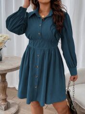 Акція на Сукня жіноча SHEIN GD-00160695 3XL Синя від Rozetka