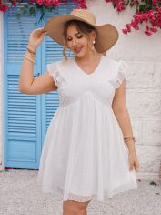 Акція на Сукня жіноча SHEIN GD-00160584 XL Біла від Rozetka