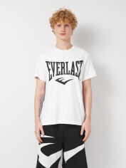 Акція на Футболка бавовняна довга чоловіча Everlast T-Shirt Jersey 38M219J43-1000 M Optical White від Rozetka