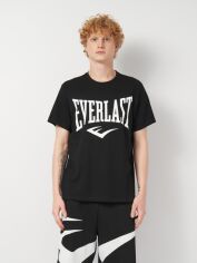 Акція на Футболка бавовняна довга чоловіча Everlast T-Shirt Jersey 38M219J43-2000 L Black від Rozetka