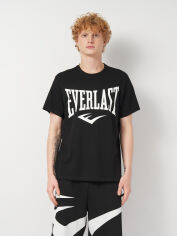 Акція на Футболка бавовняна довга чоловіча Everlast T-Shirt Jersey 38M219J43-2000 2XL Black від Rozetka