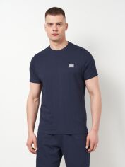 Акція на Футболка бавовняна довга чоловіча Everlast T-Shirt Jersey 38M190J86-4000 L Blu Navy від Rozetka