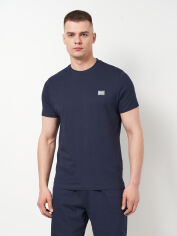 Акція на Футболка бавовняна довга чоловіча Everlast T-Shirt Jersey 38M190J86-4000 S Blu Navy від Rozetka