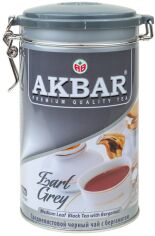 Акція на Чай цейлонський листовий Akbar Earl Grey з Бергамотом 225 г від Rozetka