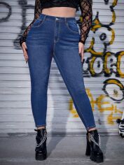 Акція на Джинси жіночі SHEIN GD-00168992 XL Сині від Rozetka