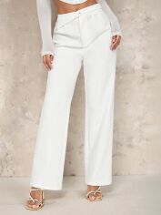 Акція на Штани жіночі SHEIN GD-00169943 XS Білі від Rozetka