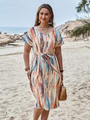 Акція на Сукня жіноча SHEIN GD-00160782 5XL Різнокольорова від Rozetka