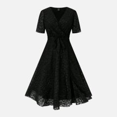 Акція на Сукня жіноча SHEIN GD-00160783 5XL Чорна від Rozetka