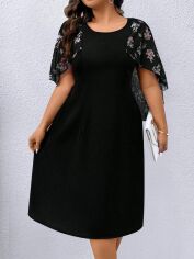 Акція на Сукня жіноча SHEIN GD-00160784 5XL Чорна від Rozetka
