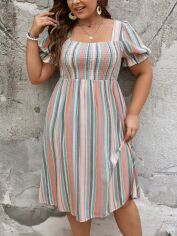 Акція на Сукня жіноча SHEIN GD-00161390 2XL Різнокольорова від Rozetka