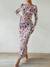 Акція на Сукня жіноча SHEIN GD-00163168 M Різнокольорова від Rozetka