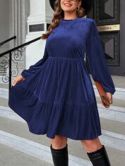Акція на Сукня жіноча SHEIN GD-00163506 XL Темно-синя від Rozetka