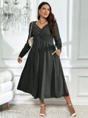 Акція на Сукня жіноча SHEIN GD-00163521 XL Чорна від Rozetka