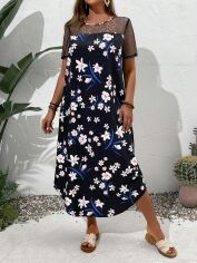 Акція на Сукня жіноча SHEIN GD-00163600 5XL Чорна від Rozetka