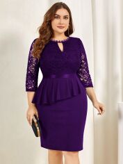 Акція на Сукня жіноча SHEIN GD-00163896 2XL Фіолетова від Rozetka