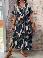 Акція на Сукня жіноча SHEIN GD-00160673 2XL Зелена від Rozetka