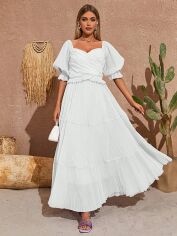 Акція на Сукня жіноча SHEIN GD-00158662 L Біла від Rozetka