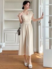 Акція на Сукня жіноча SHEIN GD-00164827 XL Кремова від Rozetka