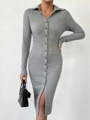 Акція на Сукня жіноча SHEIN GD-00164103 L Світло-сіра від Rozetka
