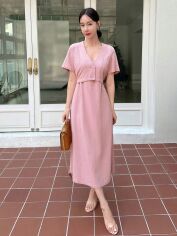 Акція на Сукня жіноча SHEIN GD-00164561 S Рожева від Rozetka