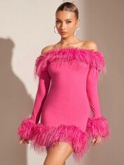 Акція на Сукня жіноча SHEIN GD-00163244 S Фуксія від Rozetka