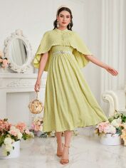 Акція на Сукня жіноча SHEIN GD-00163299 XL Зелена від Rozetka